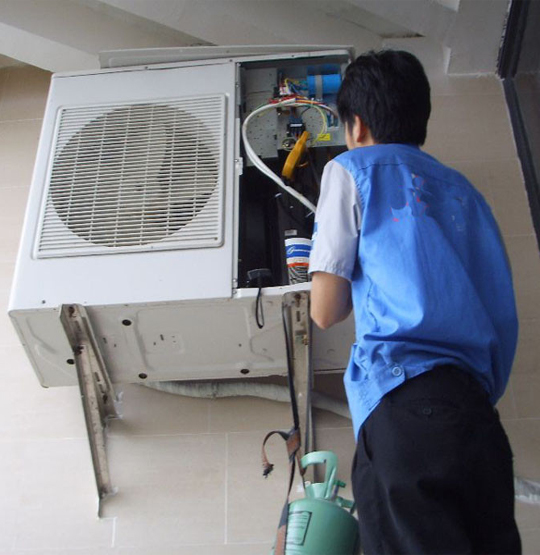 钟楼空调开机无反应维修